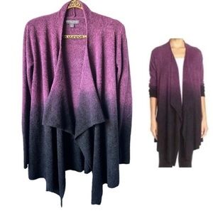 Barefoot Dreams Bamboo Chic Lite Draped Ombré Wrap Cardigan size S/M